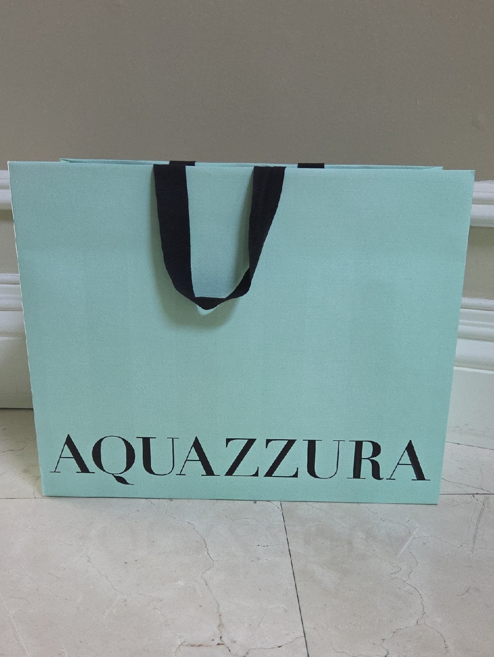 BRAND NEW AQUAZZURA SHOPPING GIFT BAG I5"× 12" X 6"